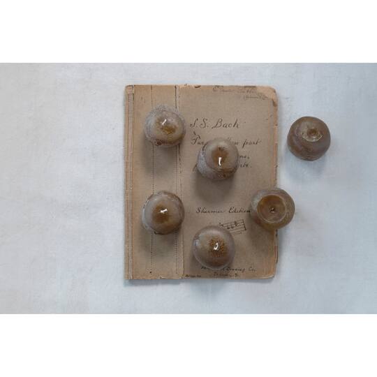 Hello Honey® Unscented Stone Shaped Votive Candles